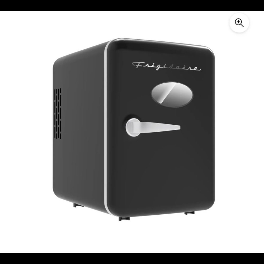 Frigidaire Black Retro Skincare Mini Fridge brand new